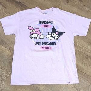 My Melody & Kuromi Sanrio Double Sided Tee Shirt Size L